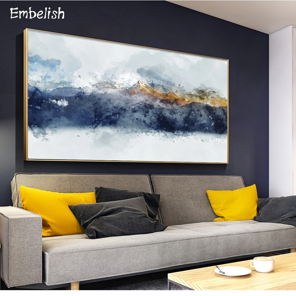 1 Pieces Hot Watercolor Morning Mountain Ink Landscape Pictures For Living Room Modern Home Decor HD Canvas Painting Wall Poster
1 Pieces Hot Watercolor Morning Mountain Ink Landscape Pictures For Living Room Modern Home Decor HD Canvas Painting Wall Poster