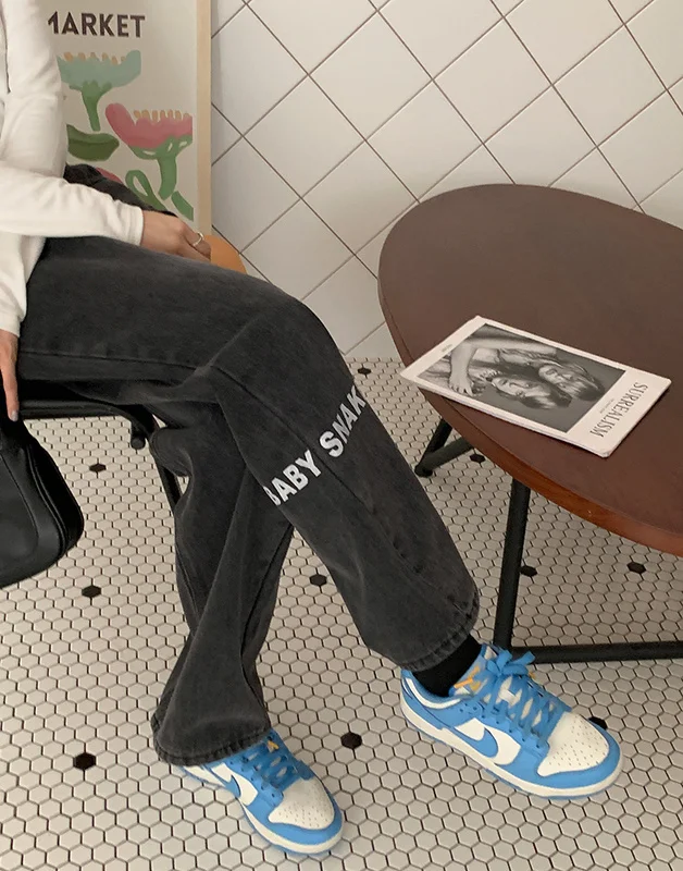 High Waist Straight Cool Black Rac 
High Waist Straight Cool Black Rac