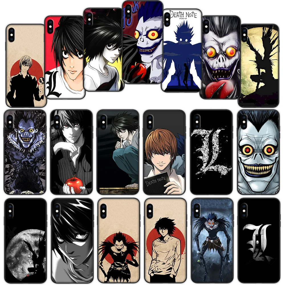 Аниме Манга Death Note Ryuk мягкий чехол для iPhone 7 8 6 6S 5 5S SE Plus|Бамперы| |