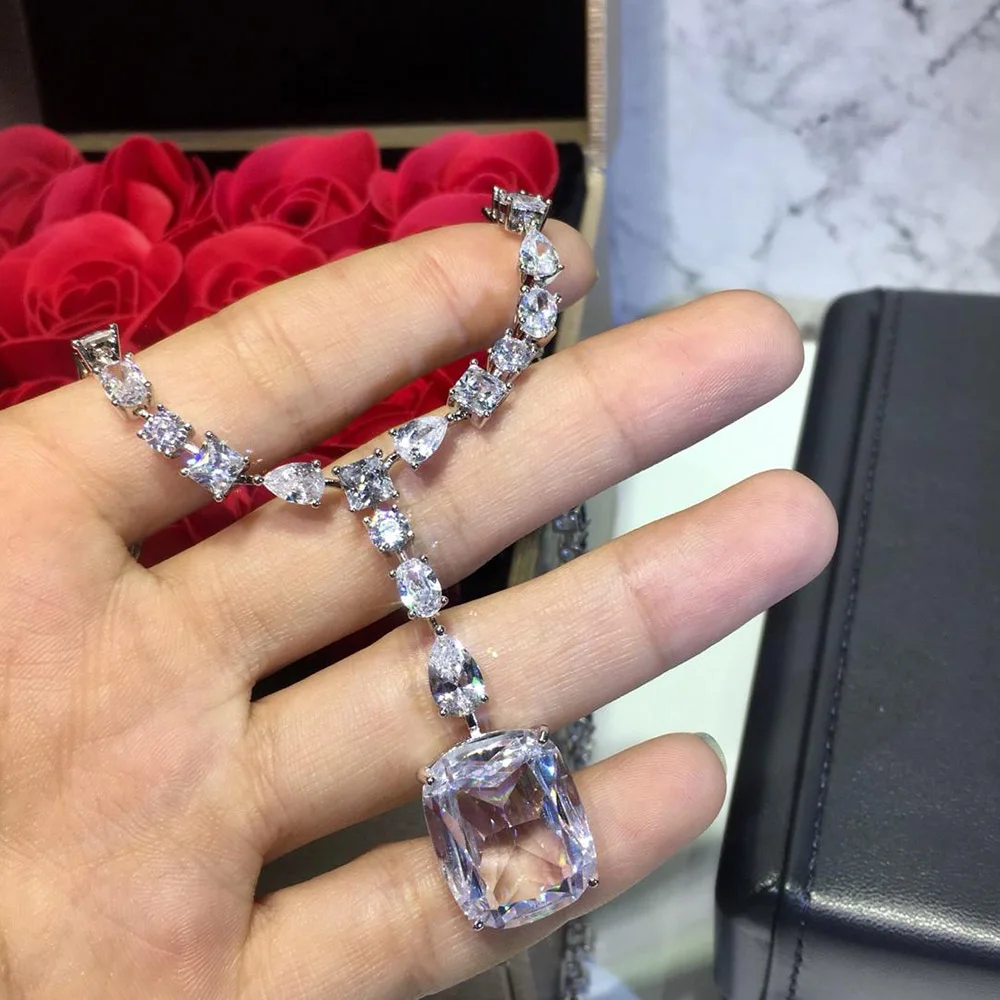 HIBRIDE New Design Brilliant Earring Ring Necklace Jewelry Set For Women Bridal Wedding Accessories Wholesale N-346 
HIBRIDE New Design Brilliant Earring Ring Necklace Jewelry Set For Women Bridal Wedding Accessories Wholesale N-346