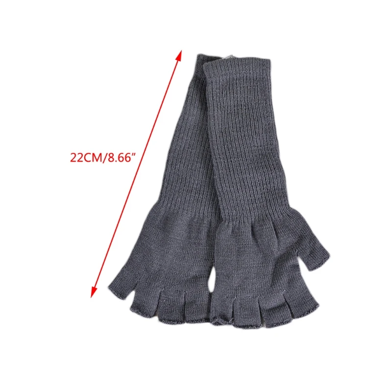 Women Winter Cable Knitted Long Fingerless Gloves Thumbhole Arm Warmers T5UF
Women Winter Cable Knitted Long Fingerless Gloves Thumbhole Arm Warmers T5UF