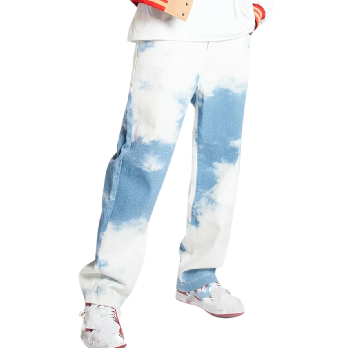 Fashion Hot Men Casual Loose Straight Denim Pants Tie Dye Print Sky Blue Long Trouser Straight Jeans Street Style
Fashion Hot Men Casual Loose Straight Denim Pants Tie Dye Print Sky Blue Long Trouser Straight Jeans Street Style