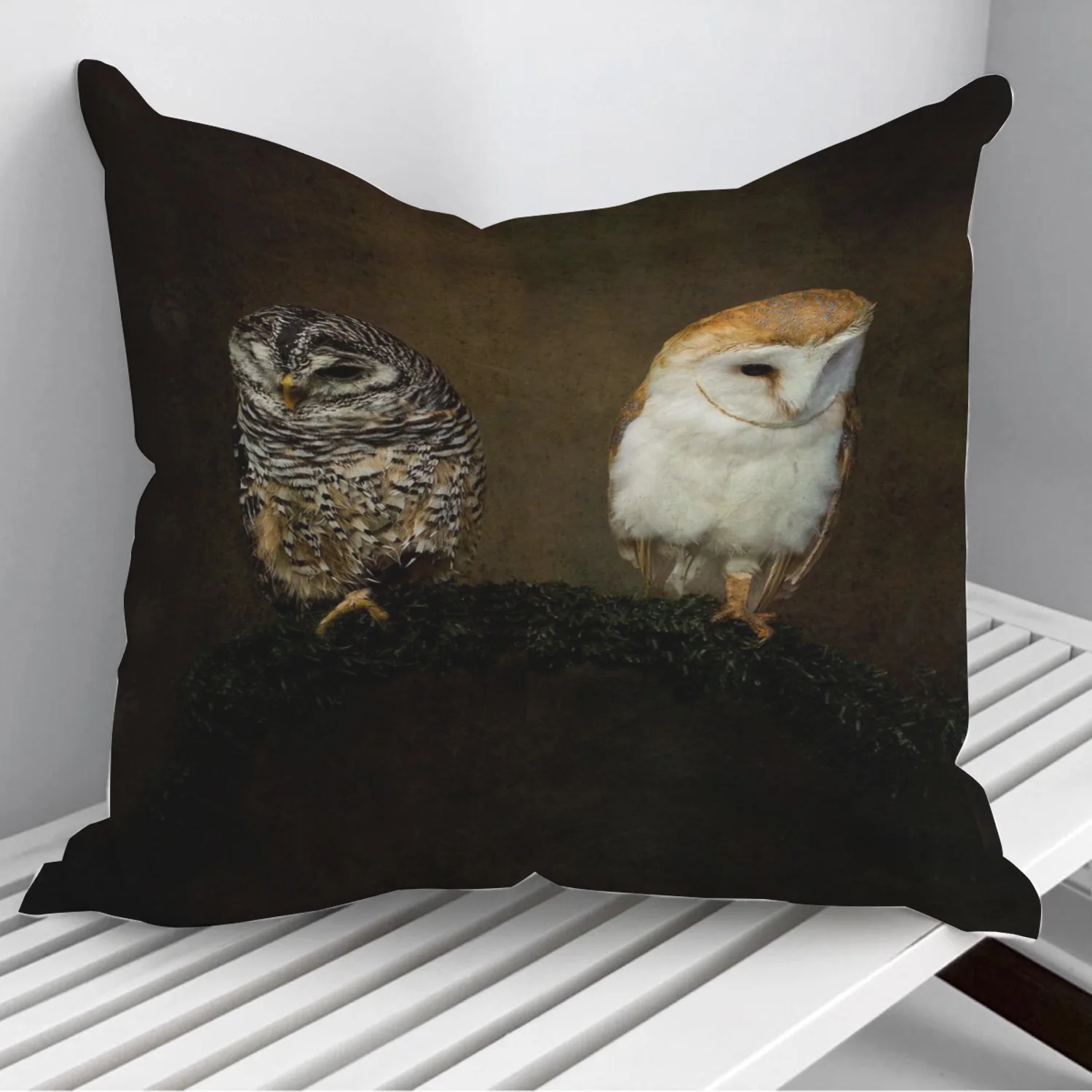 

Barn owl Throw Pillows Cushion Cover On Sofa Home Decor 45*45cm 40*40cm Gift Pillowcase Cojines Dropshipping