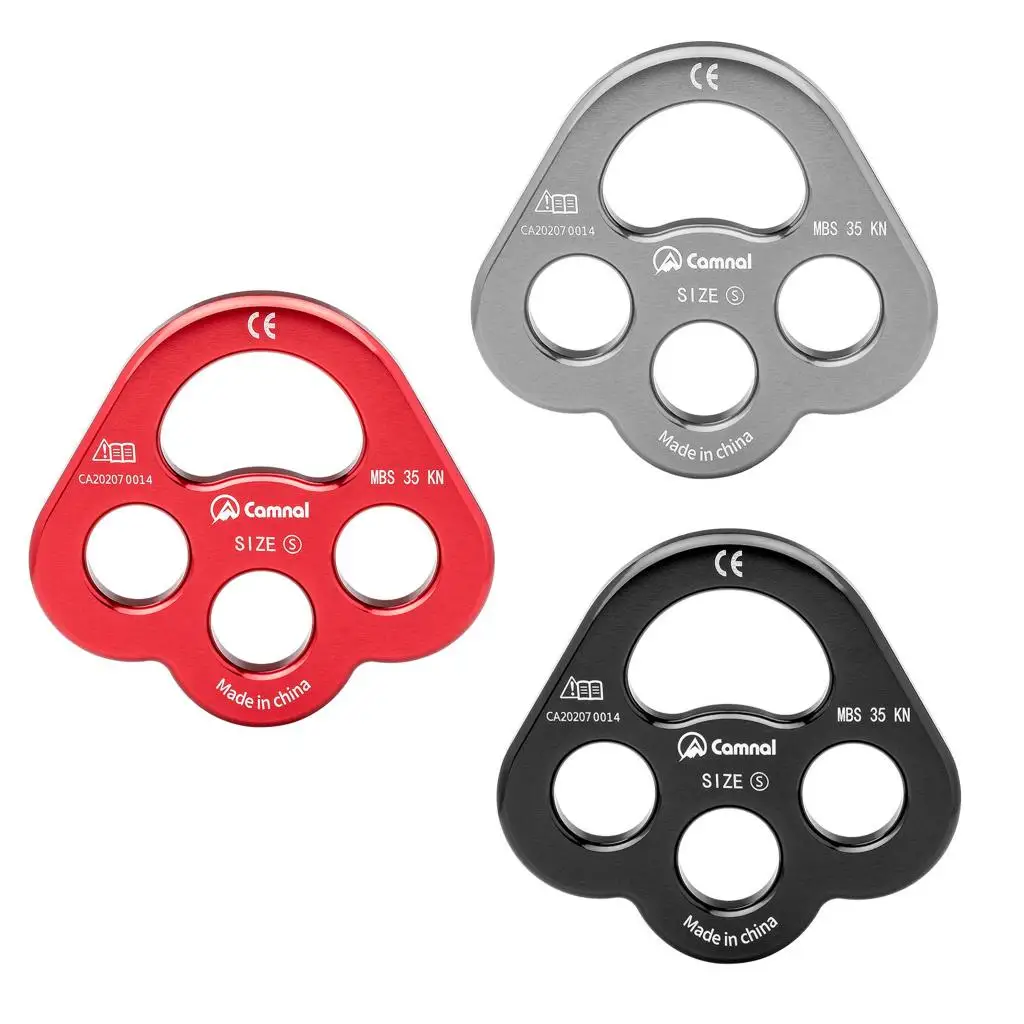 35KN 4-hole Paw Rigging Plate for 0.8" Aerial & Tree Rock Climbing Rope
35KN 4-hole Paw Rigging Plate for 0.8" Aerial & Tree Rock Climbing Rope