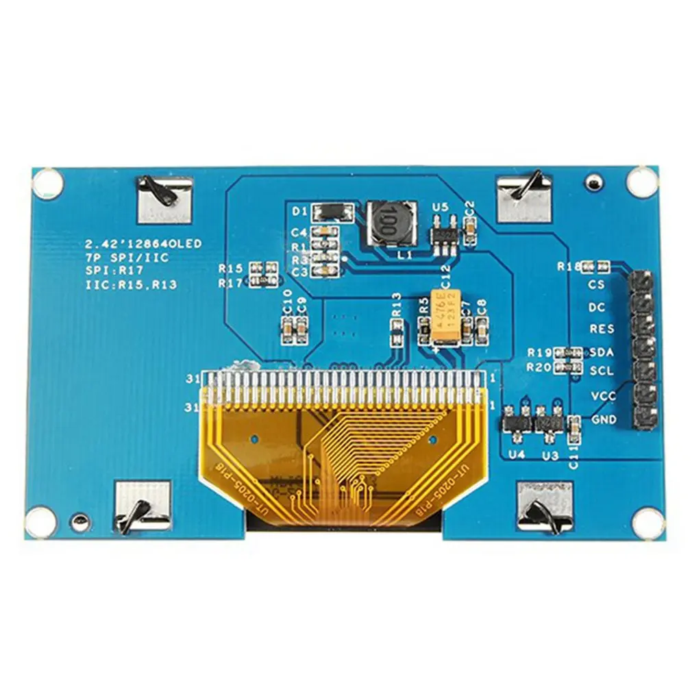 2,42 дюймовый OLED дисплей модуль последовательный порт SPI 201a 12864 LCD для MP3 функция телефон жидкокристаллический экран продажа
2,42 дюймовый OLED дисплей модуль последовательный порт SPI 201a 12864 LCD для MP3 функция телефон жидкокристаллический экран продажа