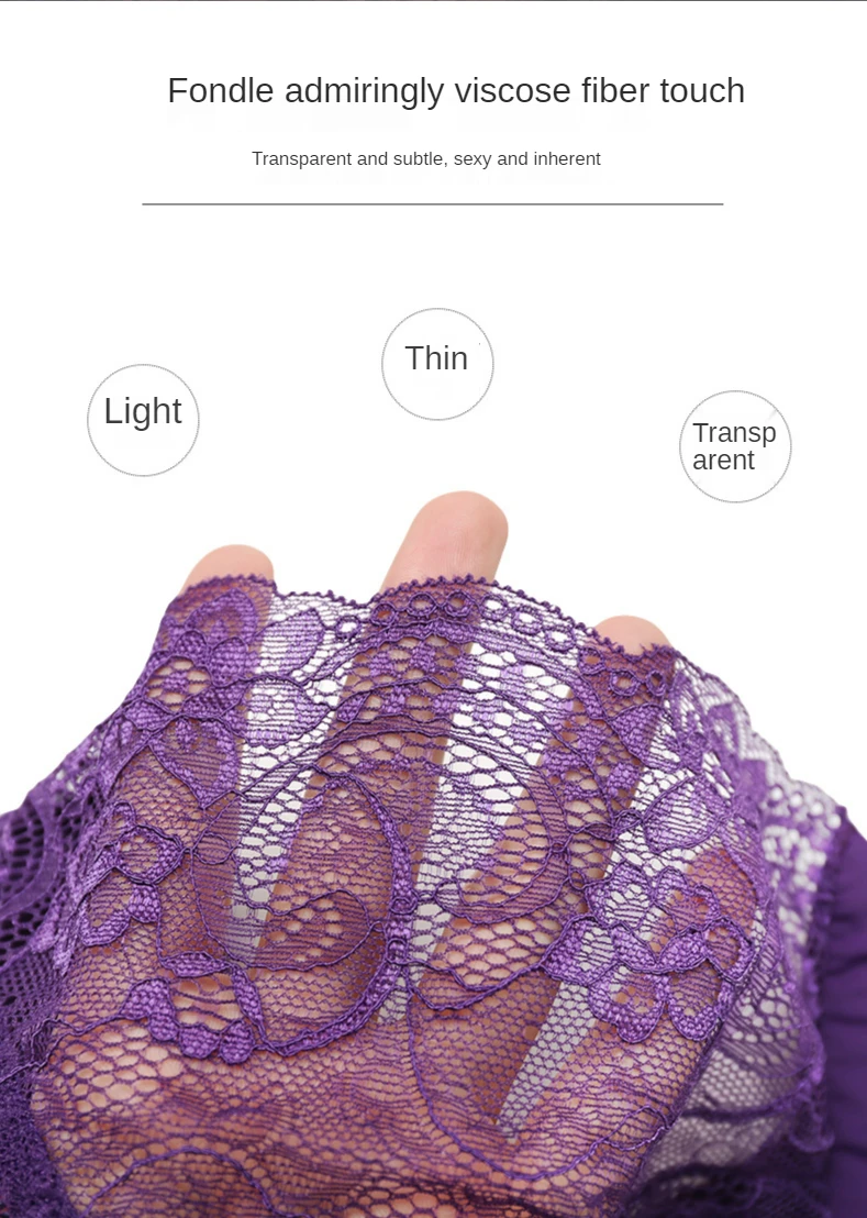 Lace Ladies Breathable Underwear Sexy Buttocks Ice Silk Lingerie Seamless Womens Low-Waisted Mesh Transparent Panties Briefs
Lace Ladies Breathable Underwear Sexy Buttocks Ice Silk Lingerie Seamless Womens Low-Waisted Mesh Transparent Panties Briefs