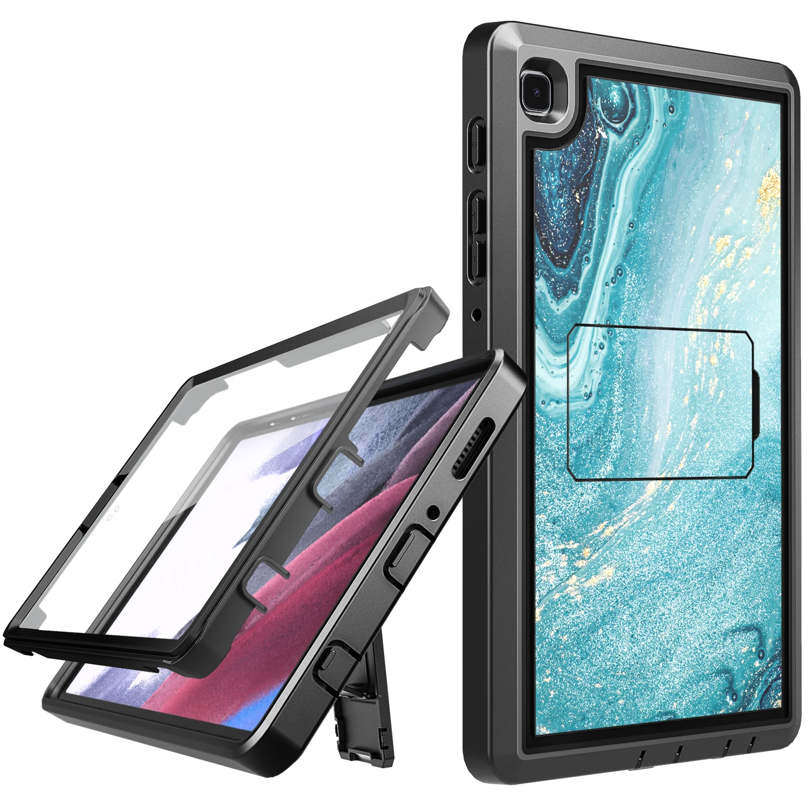Case For Samsung Galaxy Tab A7 Lite 8.7" 2021,Shockproof Full Body Rugged Stand Back Cover Built-in Screen Protector for SM-T225
Case For Samsung Galaxy Tab A7 Lite 8.7" 2021,Shockproof Full Body Rugged Stand Back Cover Built-in Screen Protector for SM-T225