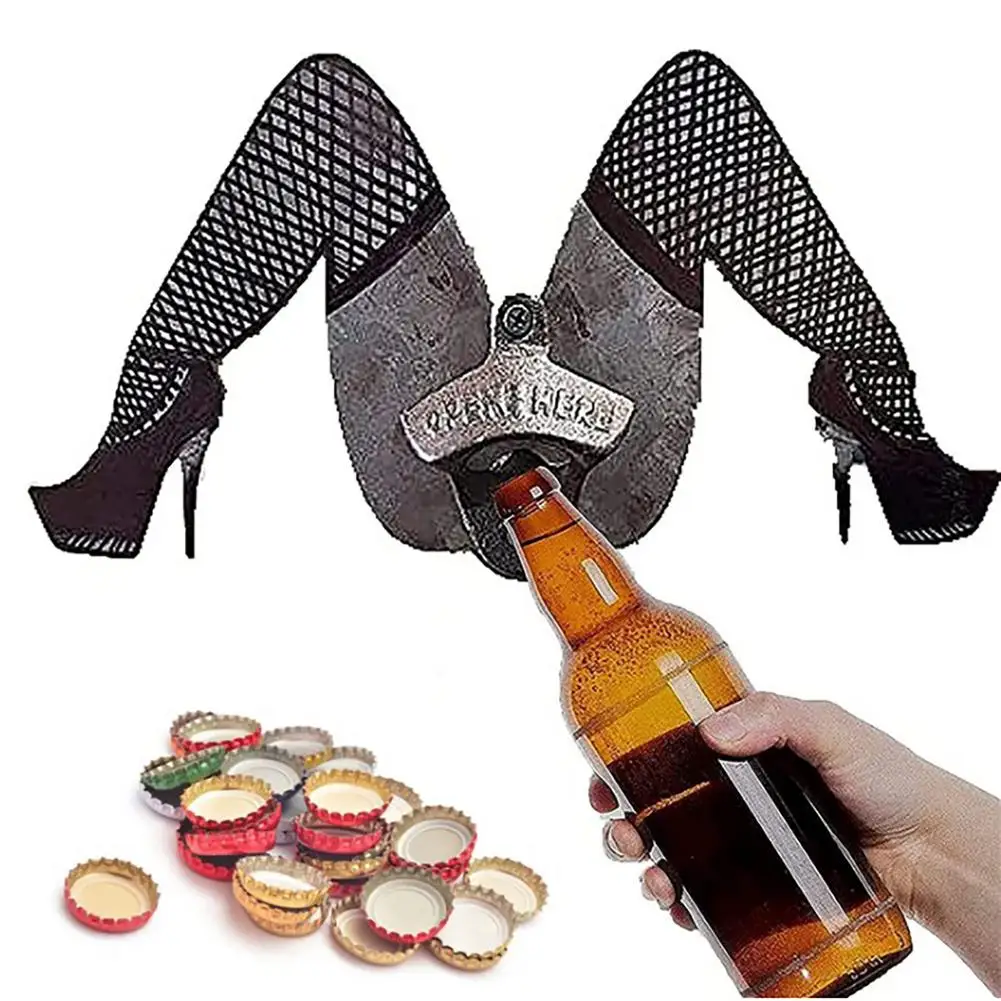 Funny Legs Metal Vintage Bottle Opener Antique Style Practical Wall Mounted Iron Metal Art Bar Beer Corkscrew Home Supplies
Funny Legs Metal Vintage Bottle Opener Antique Style Practical Wall Mounted Iron Metal Art Bar Beer Corkscrew Home Supplies