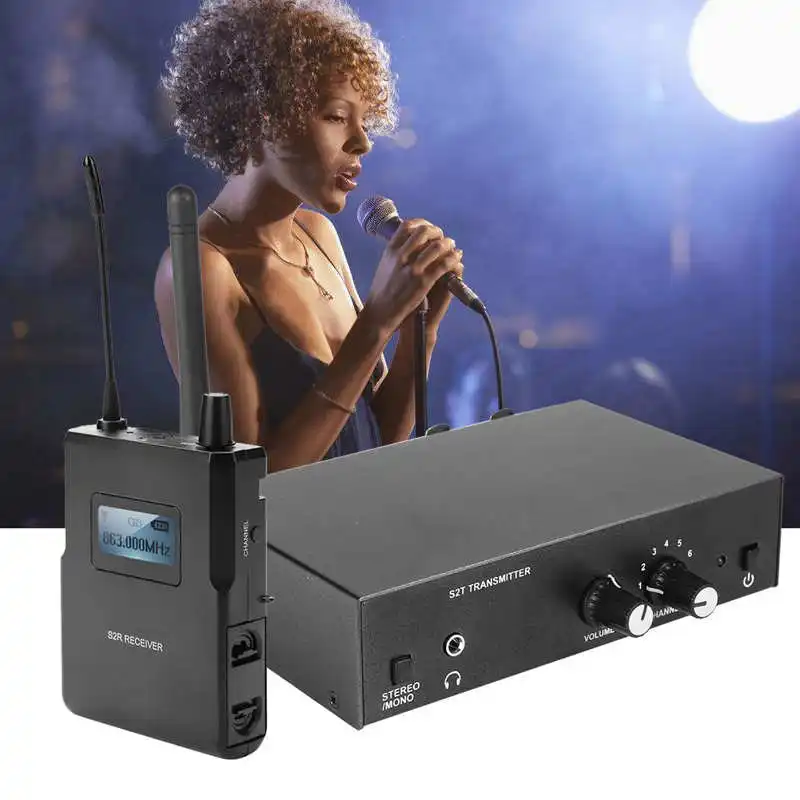Original For ANLEON S2 UHF Stereo Wireless In-Ear Monitor System 863-865MHZ Ear Monitoring Professional Digital Sound 100-240V
Original For ANLEON S2 UHF Stereo Wireless In-Ear Monitor System 863-865MHZ Ear Monitoring Professional Digital Sound 100-240V
