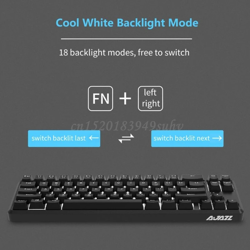Wired Bluetooth 68 Keys with Anti-ghosting Design Mechanical Keyboard for Ajazz K680t Different Backlight Modes Type C
Wired Bluetooth 68 Keys with Anti-ghosting Design Mechanical Keyboard for Ajazz K680t Different Backlight Modes Type C