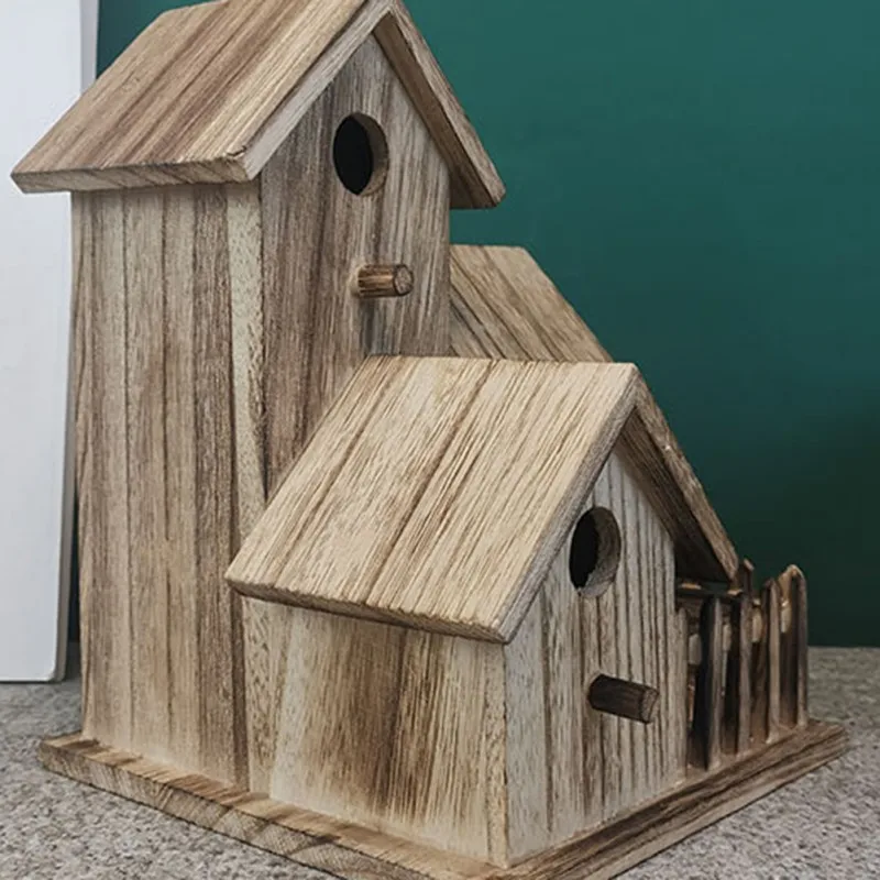 Bird House Hanging Decoration Birds Natural Wooden Bird House Bird Net Bird Accessories
Bird House Hanging Decoration Birds Natural Wooden Bird House Bird Net Bird Accessories