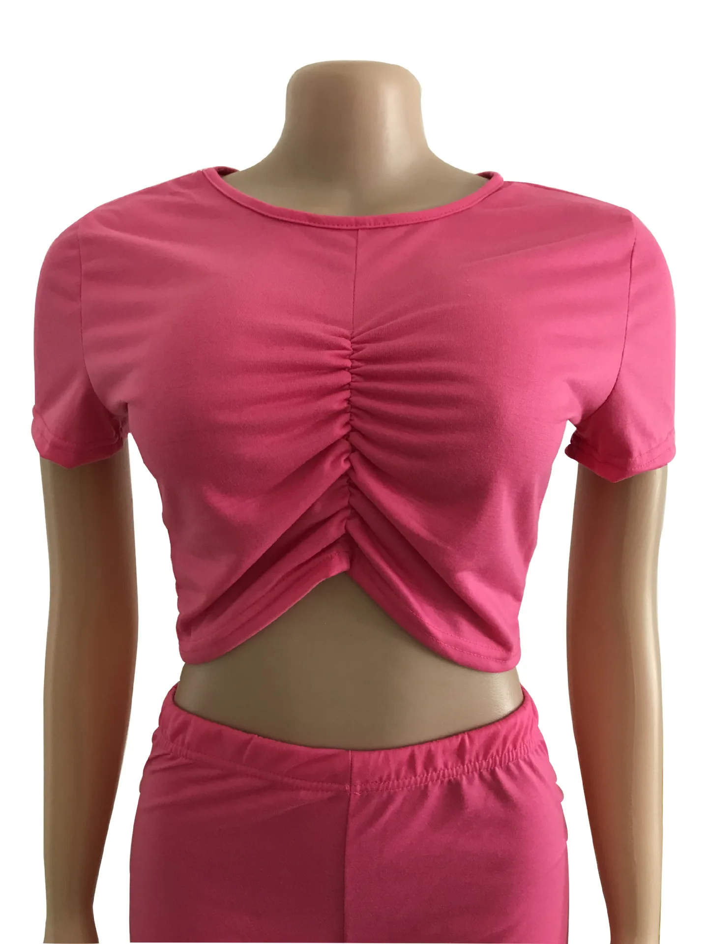 HAOOHU 2020 Summer Women Two Pieces Sets Tracksuits Draped Short Sleeve Tops Shorts Suit Fitness Sporty Street Club 2 Pcs Outfit
HAOOHU 2020 Summer Women Two Pieces Sets Tracksuits Draped Short Sleeve Tops Shorts Suit Fitness Sporty Street Club 2 Pcs Outfit