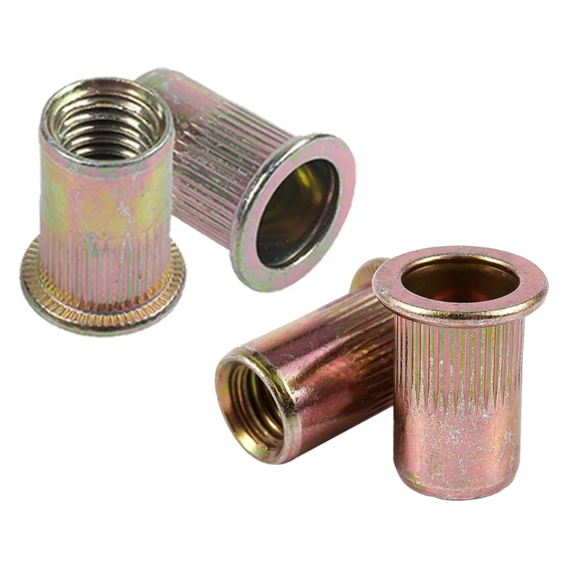 40 шт. плоская головка, Метрическая стальная потайная вставка, заклепочная гайка Rivnut , 20 шт. M8 и 20 шт. M10
40 шт. плоская головка, Метрическая стальная потайная вставка, заклепочная гайка Rivnut , 20 шт. M8 и 20 шт. M10