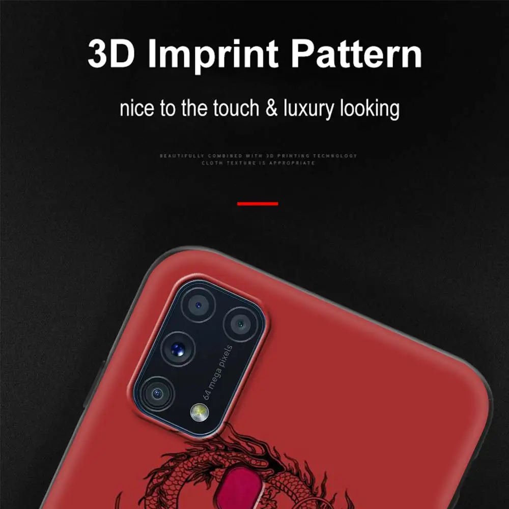 Coque for Samsung Galaxy M10 M10S M20 M30 M30S M40 M11 M21 M31 M51 A7 Silicone Shockproof Phone Case Dragon
Coque for Samsung Galaxy M10 M10S M20 M30 M30S M40 M11 M21 M31 M51 A7 Silicone Shockproof Phone Case Dragon