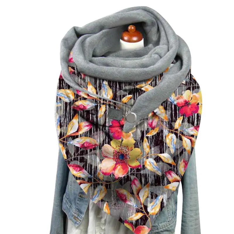 Neck Warm Women Christmas Printing Scarf Plus Velvet Butterfly Pattern Button Scarf Wraps Multi-purpose Shawl Triangle Scarves
Neck Warm Women Christmas Printing Scarf Plus Velvet Butterfly Pattern Button Scarf Wraps Multi-purpose Shawl Triangle Scarves