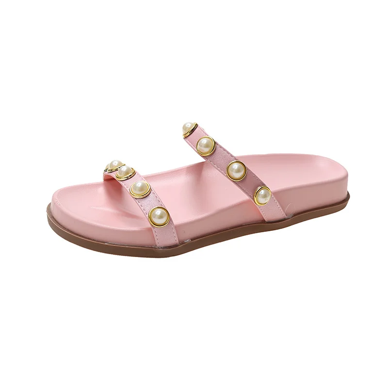 Women's Flip Flops 2021 Summer The New Fashion Open Toe Casual Shoes Round Head Comfortable All-match Flat Female Shoes
Women's Flip Flops 2021 Summer The New Fashion Open Toe Casual Shoes Round Head Comfortable All-match Flat Female Shoes