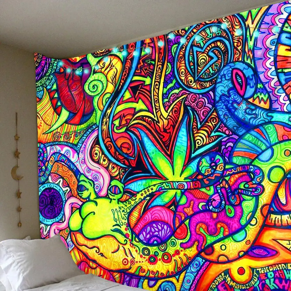 Psychedelic Wall Tapestry Wall Hanging House Hippie Tapestry Mandala Wall Carpet Blanket Boho Home Decorative T242
Psychedelic Wall Tapestry Wall Hanging House Hippie Tapestry Mandala Wall Carpet Blanket Boho Home Decorative T242