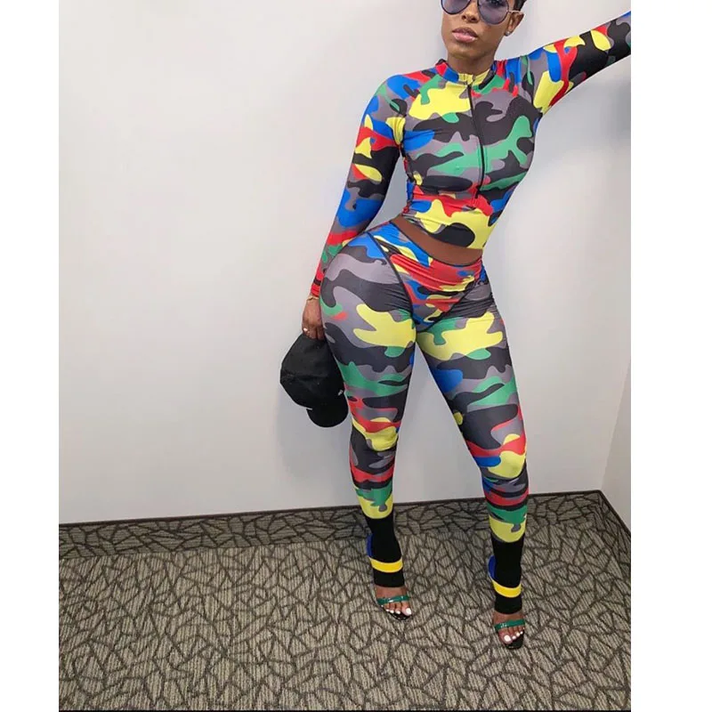 ZKYZWX Camouflage Fall Women Sweatsuit Ziperfull Sleeve Crop Tops Sexy Skinny Leggings Joggers Fitness Club Two Piece Set Outfit
ZKYZWX Camouflage Fall Women Sweatsuit Ziperfull Sleeve Crop Tops Sexy Skinny Leggings Joggers Fitness Club Two Piece Set Outfit