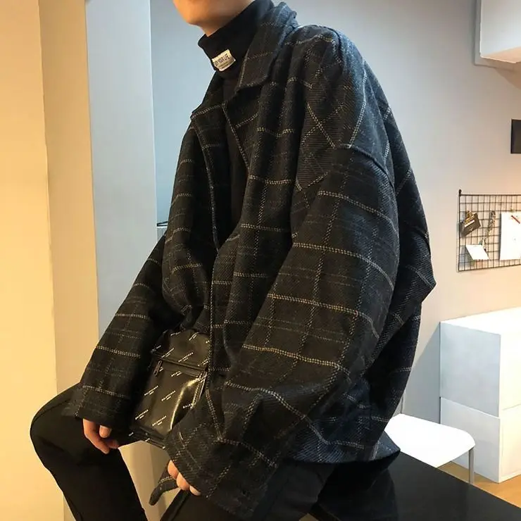 ins super fire plaid jacket male autumn and winter thick Korean loose trend student Hong Kong style chic retro jacket
ins super fire plaid jacket male autumn and winter thick Korean loose trend student Hong Kong style chic retro jacket