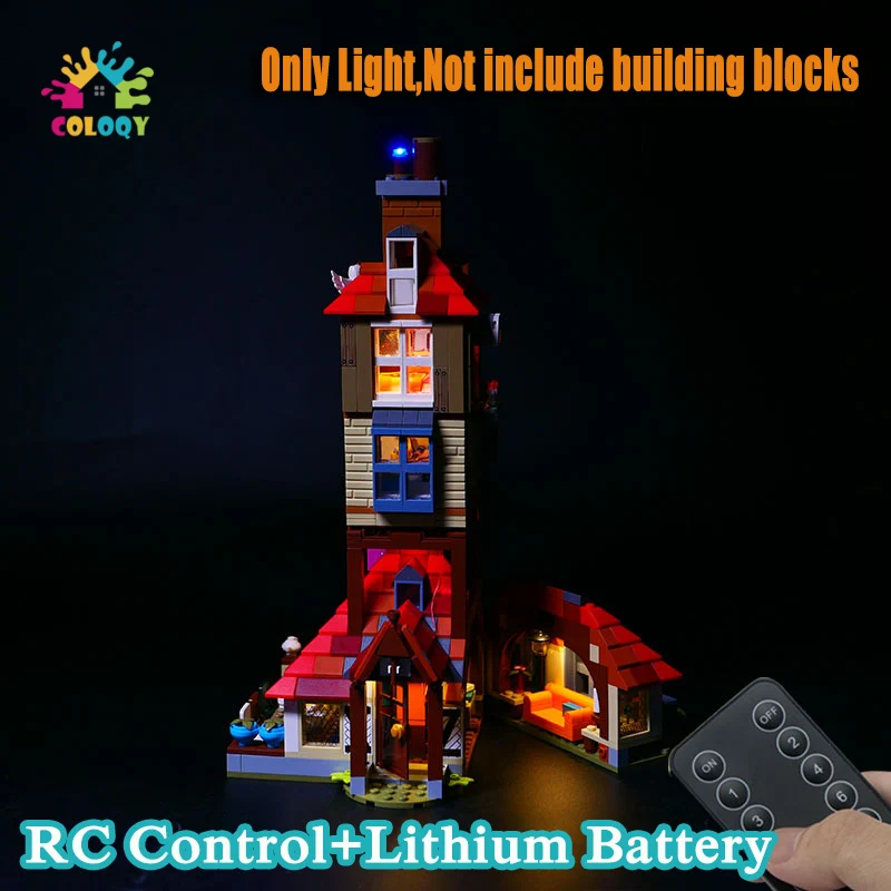 COLOQY LED Light Set Compatible 75980 Attack on The Burrow Building Blocks RC Control LED Light Toys Lithium Battery Moudle
COLOQY LED Light Set Compatible 75980 Attack on The Burrow Building Blocks RC Control LED Light Toys Lithium Battery Moudle