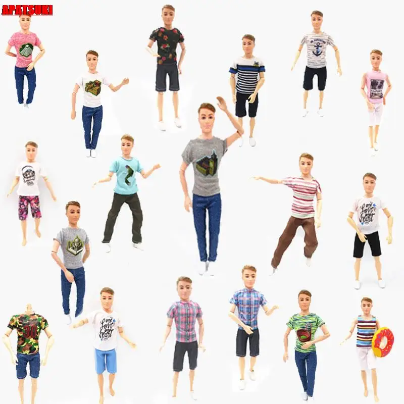 Игрушки для детей 1/6, Одежда для кукол Кена, полосатая футболка и шорты для мальчика Барби, аксессуары для Кена
Игрушки для детей 1/6, Одежда для кукол Кена, полосатая футболка и шорты для мальчика Барби, аксессуары для Кена