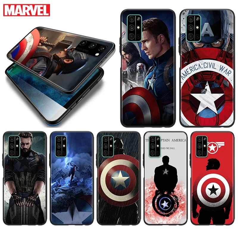Silicone Cover Marvel Captain America For Honor 9 9S 9A 9C 9X 9N 9i V9 10 10i 10X X10 Lite Pro Shockproof Phone Case
Silicone Cover Marvel Captain America For Honor 9 9S 9A 9C 9X 9N 9i V9 10 10i 10X X10 Lite Pro Shockproof Phone Case