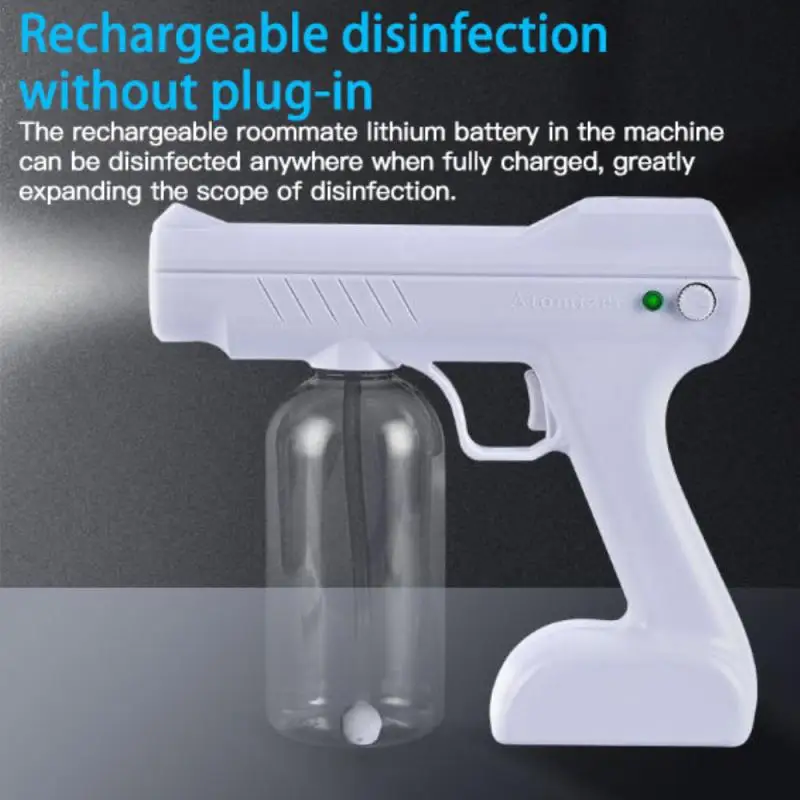 USB Rechargeable 800ML Electric Nano Steam Spray Gun Disinfection Sprayers Atomizer Fogger Spray Bottle Wireless Spray Machine
USB Rechargeable 800ML Electric Nano Steam Spray Gun Disinfection Sprayers Atomizer Fogger Spray Bottle Wireless Spray Machine
