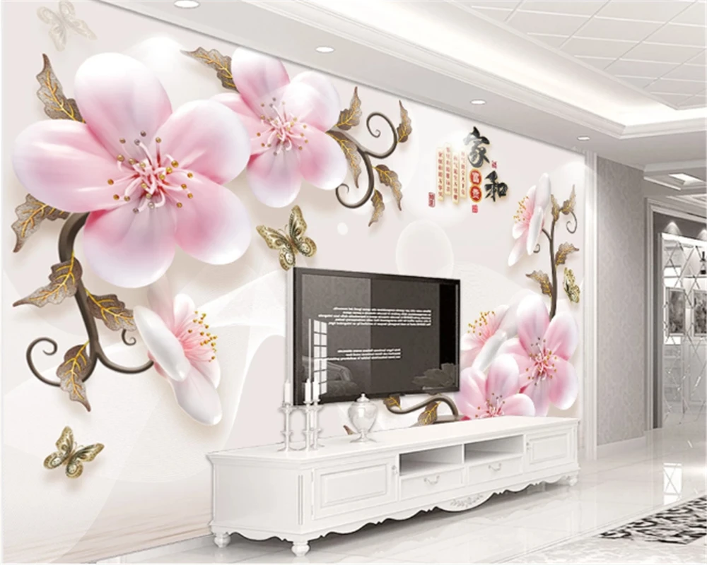 beibehang wallpaper Custom photo 3D embossed flower home and rich European style living room bedroom TV background wall paper
beibehang wallpaper Custom photo 3D embossed flower home and rich European style living room bedroom TV background wall paper