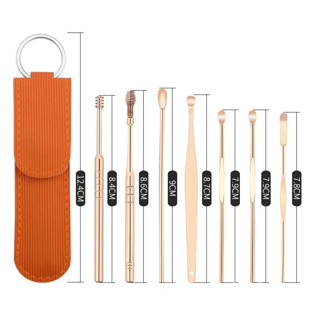 7pcs/set Ear Cleaner Set Ear Curette Ear Spoon Earpick Cleaning Remover Earpick Ear Wax Set Tool Ear Cleaning Ear W2V3
7pcs/set Ear Cleaner Set Ear Curette Ear Spoon Earpick Cleaning Remover Earpick Ear Wax Set Tool Ear Cleaning Ear W2V3