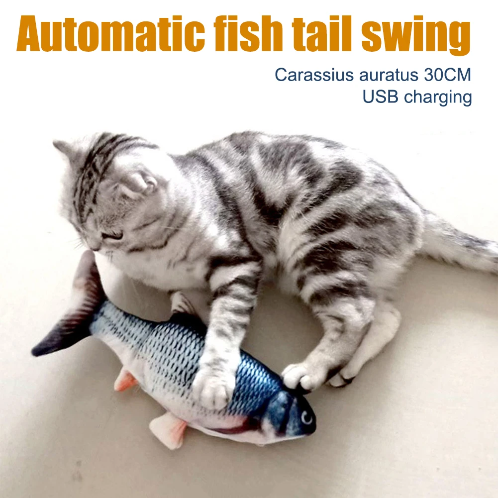 New Cat Wagging Fish Electric Realistic Plush Interactivity Fish Plush Toys Electronic Pet Toy SCI88
New Cat Wagging Fish Electric Realistic Plush Interactivity Fish Plush Toys Electronic Pet Toy SCI88