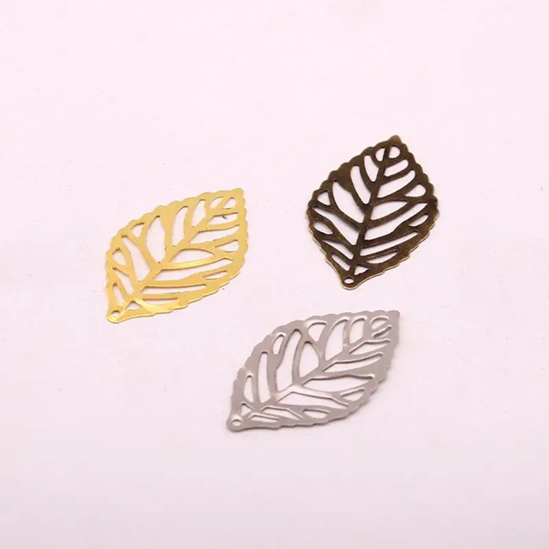 100 pcs/Pack Openwork Leaf Metal Flower Frame Pendant Charm DIY UV Resin Necklace Jewelry Making
100 pcs/Pack Openwork Leaf Metal Flower Frame Pendant Charm DIY UV Resin Necklace Jewelry Making