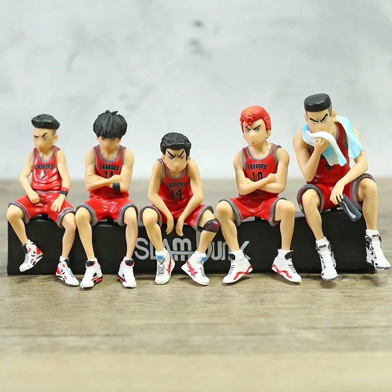 5pcs/set SLAM DUNK Hanamichi Sakuragi Rukawa Mitsui Hisashi Akagi Miyagi Ryota PVC Figures Model Toys
5pcs/set SLAM DUNK Hanamichi Sakuragi Rukawa Mitsui Hisashi Akagi Miyagi Ryota PVC Figures Model Toys