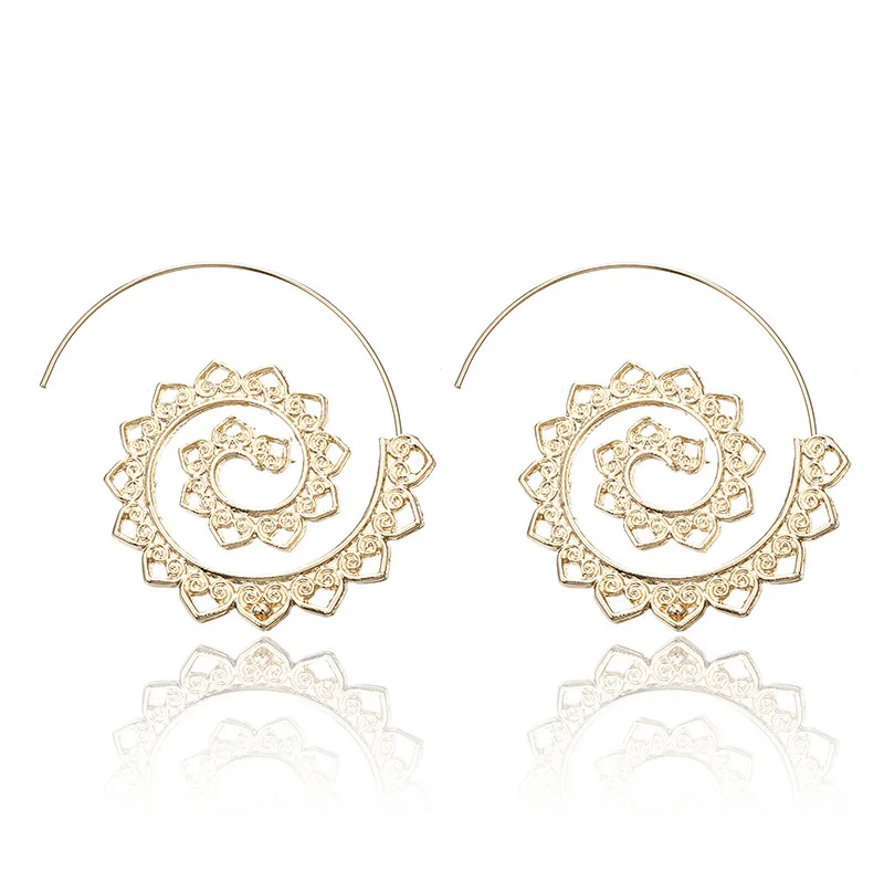 2020 Rushed Sale Pendientes Oorbellen The Simple Earrings Female Fashion Personality Circular Spiral Gear Geometry Shape Alloy
2020 Rushed Sale Pendientes Oorbellen The Simple Earrings Female Fashion Personality Circular Spiral Gear Geometry Shape Alloy
