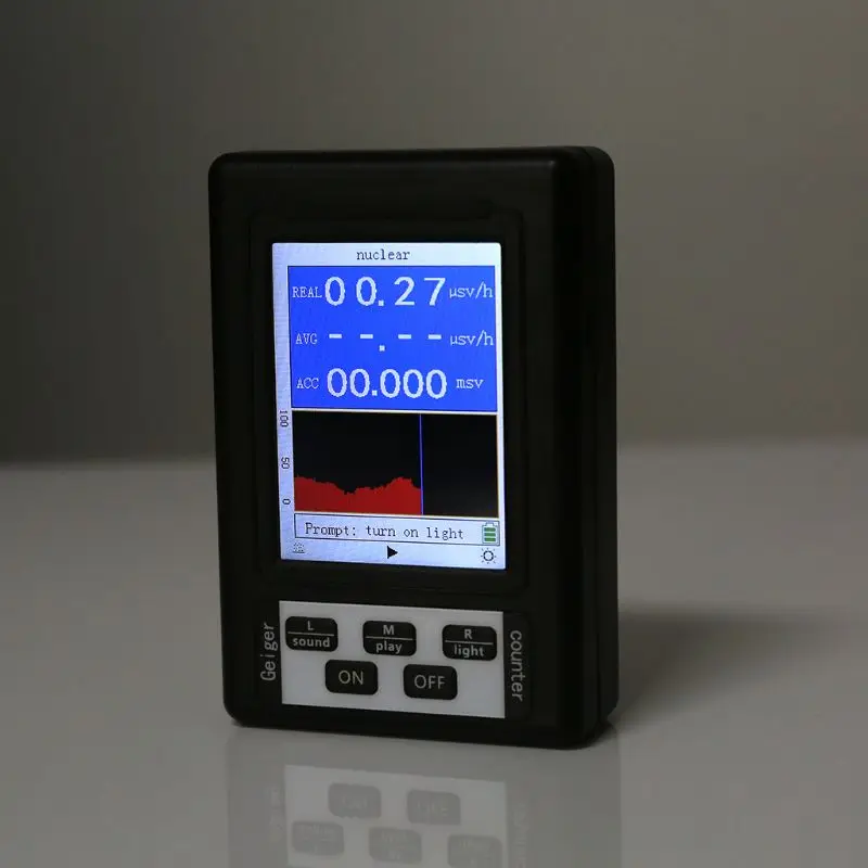 New 1Pcs Upgrade Geiger Counter Nuclear Radiation Detector Personal Dosimeter Marble Tester X-Ray Display Sn Radiation Dosim
New 1Pcs Upgrade Geiger Counter Nuclear Radiation Detector Personal Dosimeter Marble Tester X-Ray Display Sn Radiation Dosim