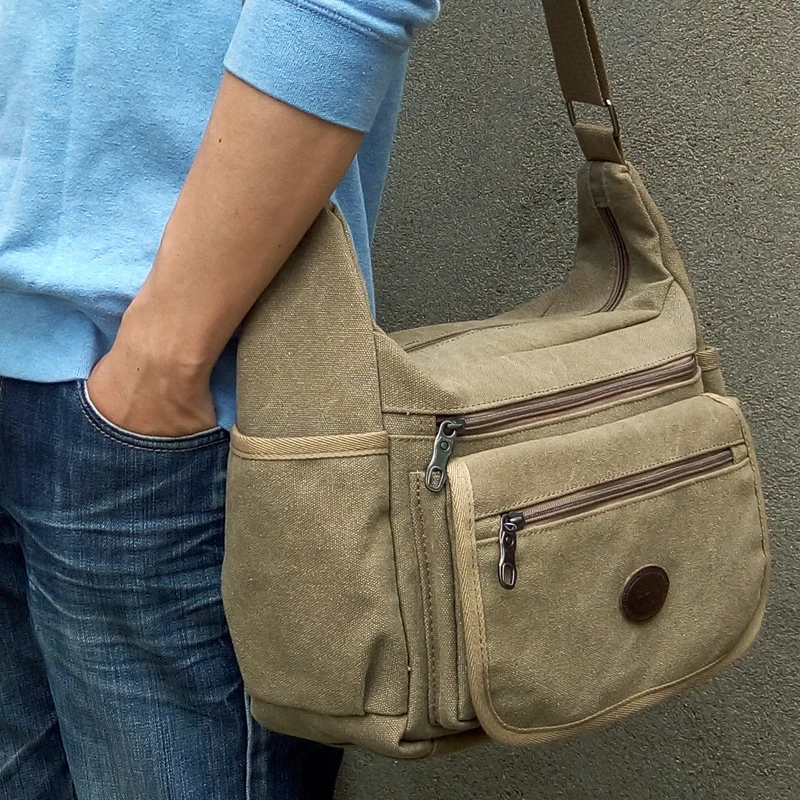 Travel Casual Crossbody Bags Men Outdoor Multifunctional Messenger Canvas Bags Men Vintage Shoulder Retro Borsa Uomo Bags AE50MB
Travel Casual Crossbody Bags Men Outdoor Multifunctional Messenger Canvas Bags Men Vintage Shoulder Retro Borsa Uomo Bags AE50MB