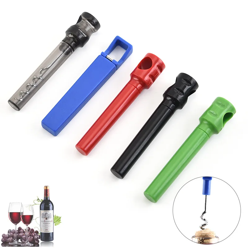 Bottle Opener Red Wine Screw Openers Simple Stainless Steel Not Rusty Plastic Corkscrew Skid Handle Bar Supplies Kitchen Tool DH
Bottle Opener Red Wine Screw Openers Simple Stainless Steel Not Rusty Plastic Corkscrew Skid Handle Bar Supplies Kitchen Tool DH