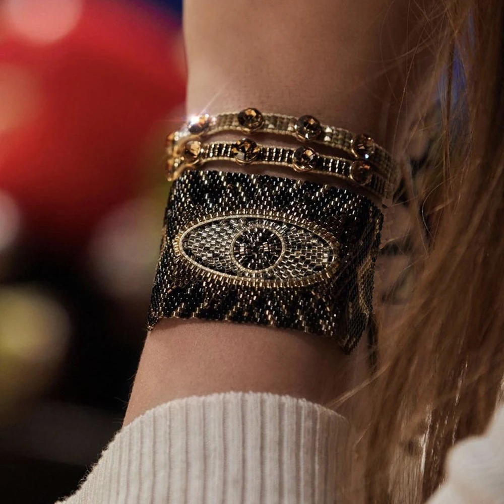BLUESTAR 2021 Turkish Eye Bracelet Handmade Crystal Pulseras Mujer Moda Handmade Tassel Jewelry
BLUESTAR 2021 Turkish Eye Bracelet Handmade Crystal Pulseras Mujer Moda Handmade Tassel Jewelry