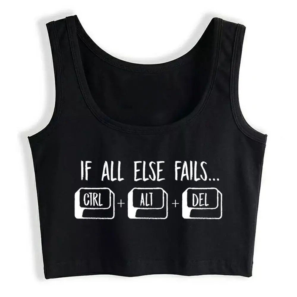 Crop Top Nerd Ctrl Alt Del Computer Programmer Funny Gift Sexy Vintage Print Y2k Tops Womens Tops blusas mujer de moda verano
Crop Top Nerd Ctrl Alt Del Computer Programmer Funny Gift Sexy Vintage Print Y2k Tops Womens Tops blusas mujer de moda verano