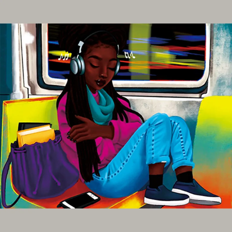 Listen Music Black Girls Iron on Patches for Clothing Vinyl Heat Transfer Stickers on Women's Jackets Coat Cap Thermo Appliques
Listen Music Black Girls Iron on Patches for Clothing Vinyl Heat Transfer Stickers on Women's Jackets Coat Cap Thermo Appliques