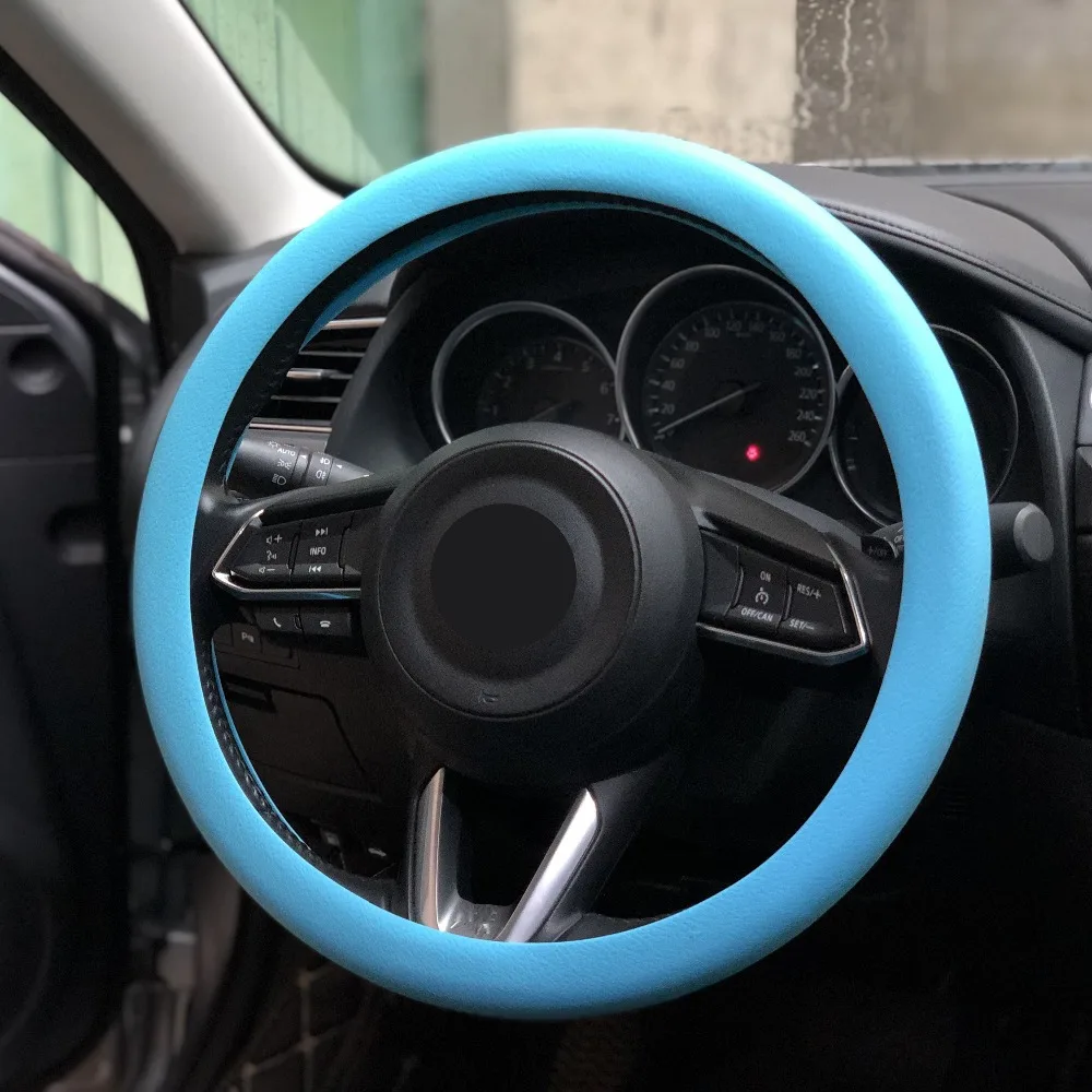 Car Soft Silicon Steering Wheel Cover For Audi A1 A3 A4 B6 B8 B9 A3 A5 A6 A7 A8 C5 Q7 Q3 Q5 Q5L SQ5 R8 TT S5 S6 S7 S8
Car Soft Silicon Steering Wheel Cover For Audi A1 A3 A4 B6 B8 B9 A3 A5 A6 A7 A8 C5 Q7 Q3 Q5 Q5L SQ5 R8 TT S5 S6 S7 S8