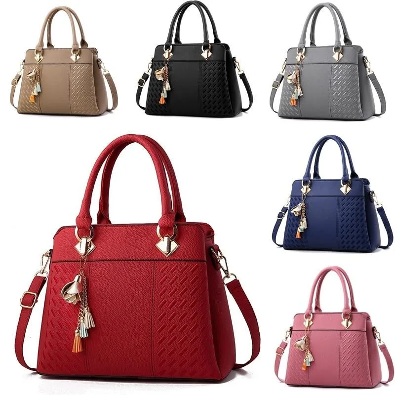 PU Leather Embroidery Women Handbags Totes Bag Fashion Top-handle Crossbody Shoulder Bags Handle Tassel Messenger Bag
PU Leather Embroidery Women Handbags Totes Bag Fashion Top-handle Crossbody Shoulder Bags Handle Tassel Messenger Bag