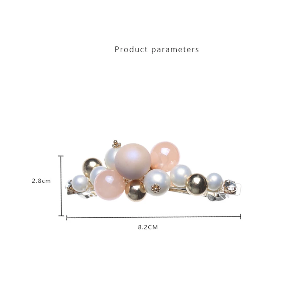 New Sweet Imitation Pearl Rhinestone Spring Clip Barrettes Hairgrips Women Fashion Hair Accessories Styling Tools
New Sweet Imitation Pearl Rhinestone Spring Clip Barrettes Hairgrips Women Fashion Hair Accessories Styling Tools
