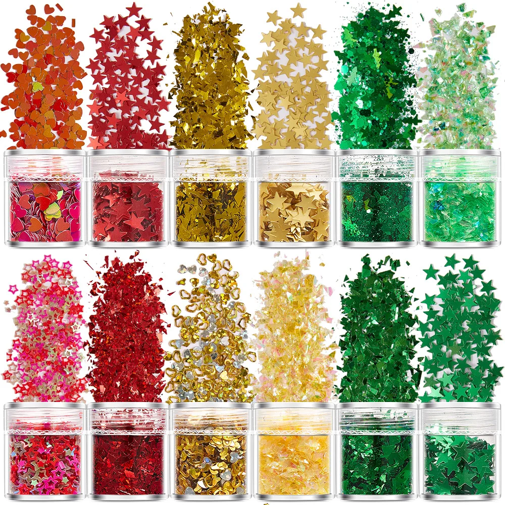 Nail Art Glitter Mix Sequins Color Powder Paillettes For Christmas Tree Party Decor DIY Clothing Sewing Accessories 314
Nail Art Glitter Mix Sequins Color Powder Paillettes For Christmas Tree Party Decor DIY Clothing Sewing Accessories 314