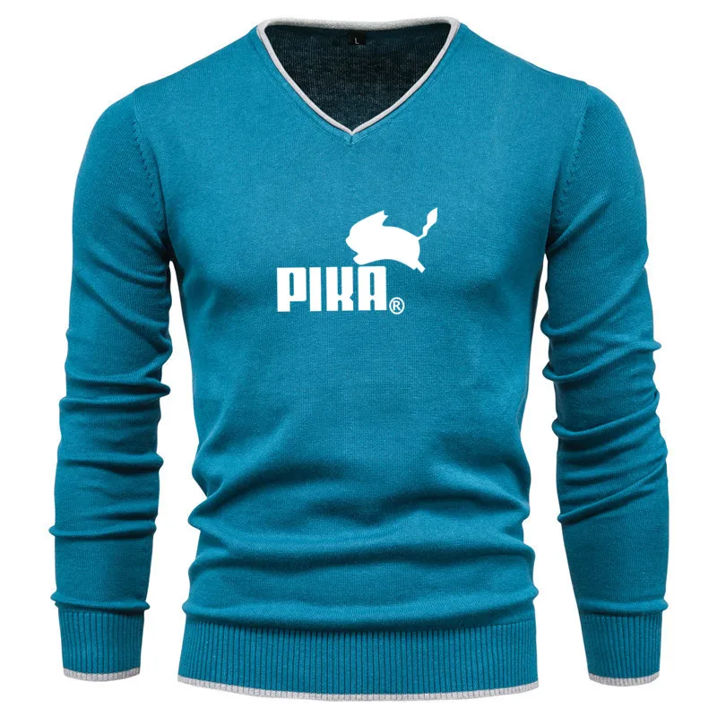 2021 new PIKA car LOGO autumn and winter men's sweater fashion trend brand youth knitted pullover
2021 new PIKA car LOGO autumn and winter men's sweater fashion trend brand youth knitted pullover