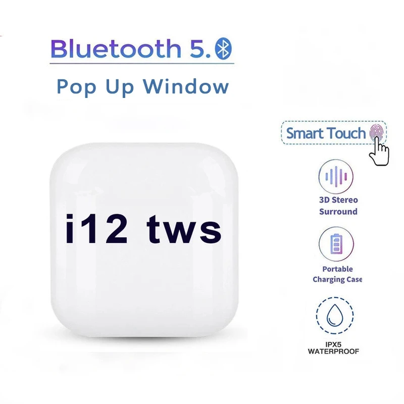 i12 tws Bluetooth Earphone Auto Pop-up Mini Headsets HIFI Stereo Sound GPS Rename Wireless Bluetooth Headphone For iPhone Xiaomi 
i12 tws Bluetooth Earphone Auto Pop-up Mini Headsets HIFI Stereo Sound GPS Rename Wireless Bluetooth Headphone For iPhone Xiaomi