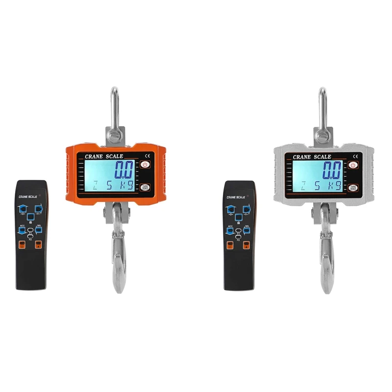 Crane Scale Digital Hanging Scale with Remote Control Case Heavy Duty Electronic Hanging Scale (1000Kg)
Crane Scale Digital Hanging Scale with Remote Control Case Heavy Duty Electronic Hanging Scale (1000Kg)
