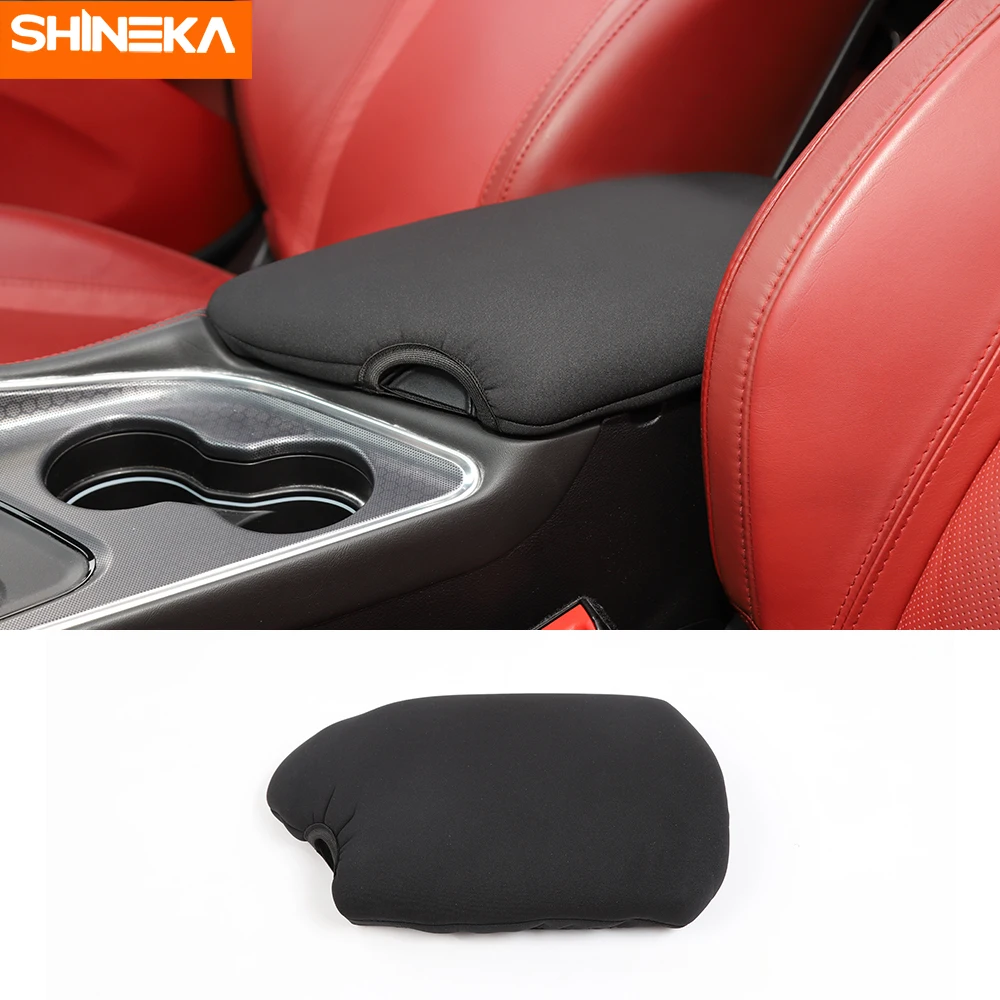 SHINEKA Armrest Cover For Dodge Challenger Car Armrest Storage Box Pad Cover Interior Accessories For Dodge Challenger 2014-2019 
SHINEKA Armrest Cover For Dodge Challenger Car Armrest Storage Box Pad Cover Interior Accessories For Dodge Challenger 2014-2019