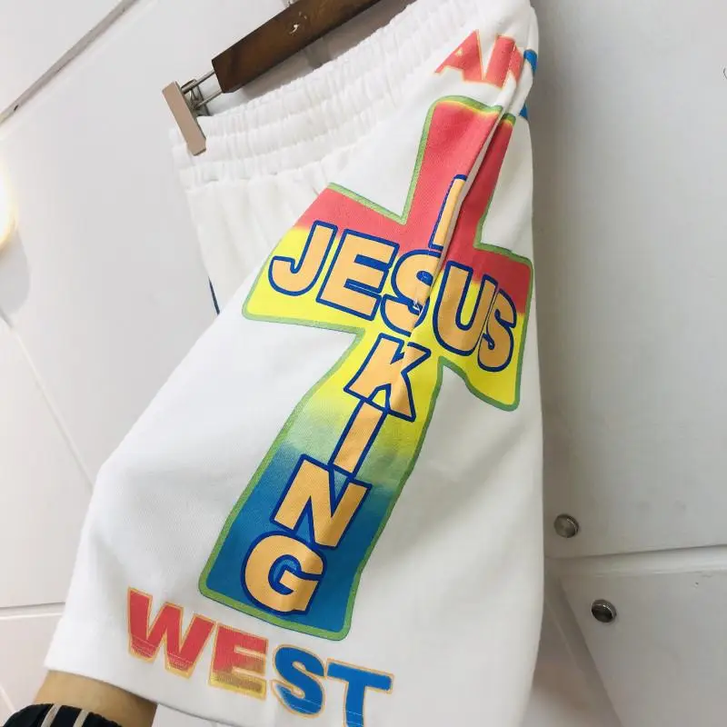 High Street Kanye West JESUS IS KING Shorts Women Men Summer Style High-quality Kanye Jesus is king Beach Shorts
High Street Kanye West JESUS IS KING Shorts Women Men Summer Style High-quality Kanye Jesus is king Beach Shorts