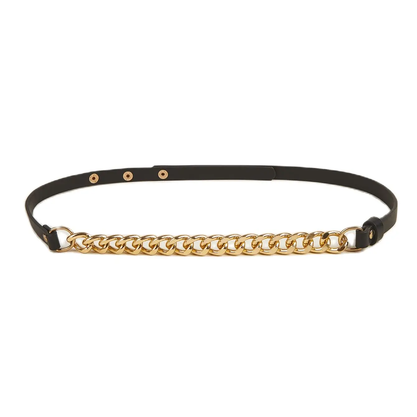 Fashion Simple Trend Stitching Perforated Belt Thin Chain Waistband All-Match Decoration
Fashion Simple Trend Stitching Perforated Belt Thin Chain Waistband All-Match Decoration