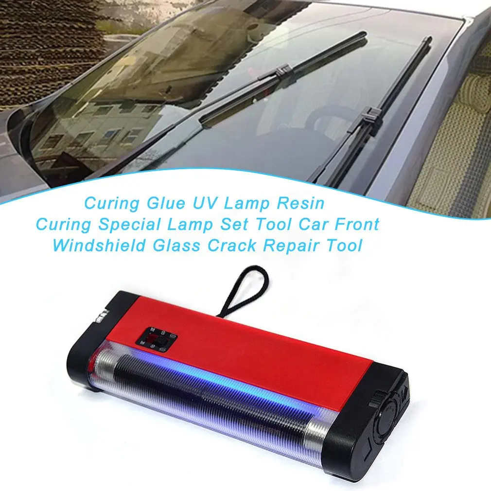 Curing Glue UV Lamp Resin Curing Special Lamp Set Tool Car Front Windshield Glass Crack Repair Tool 1 Piece
Curing Glue UV Lamp Resin Curing Special Lamp Set Tool Car Front Windshield Glass Crack Repair Tool 1 Piece